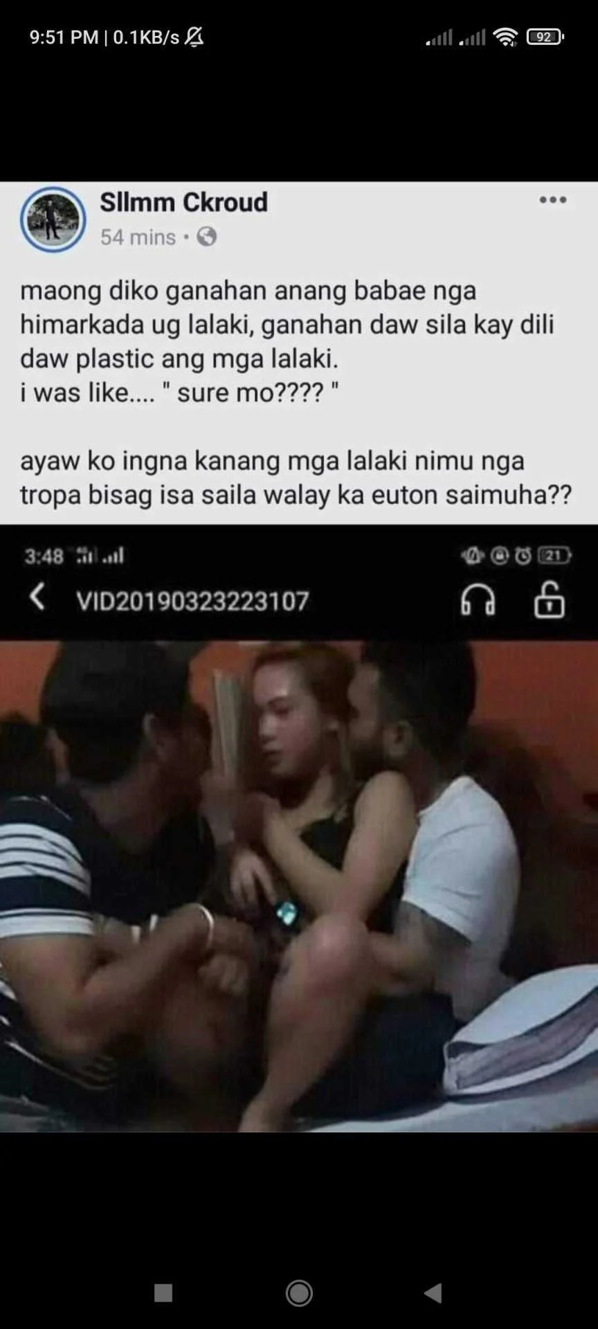 May video ba kayu neto mga lods?