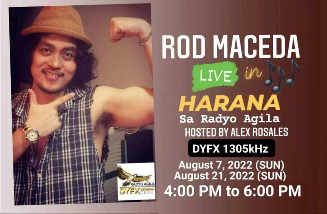 Rod Maceda Harana Sa Radyo Agila on DYFX 1305kHz Bisaya Bomba King kantutan actor buhok sa ki...webp