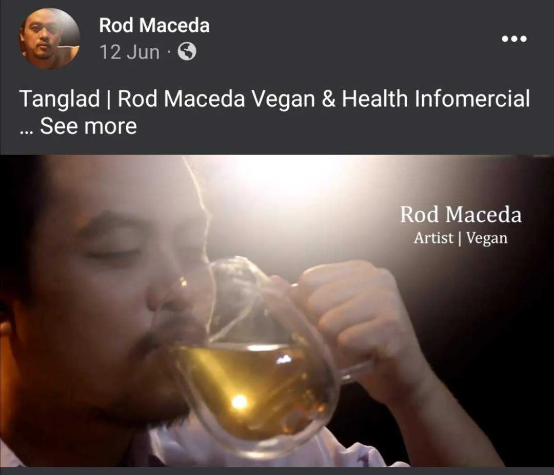 Rod Maceda Tanglad Vegan and Health Infomercial Lemongrass tea.webp