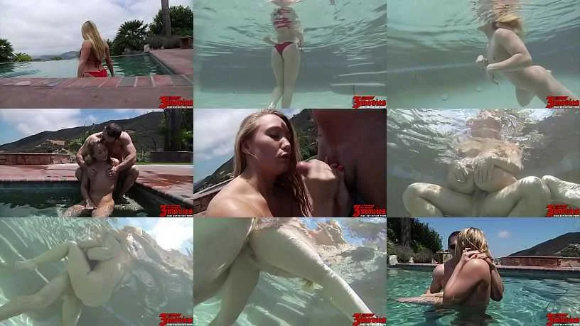 AJ Applegate in the Pool