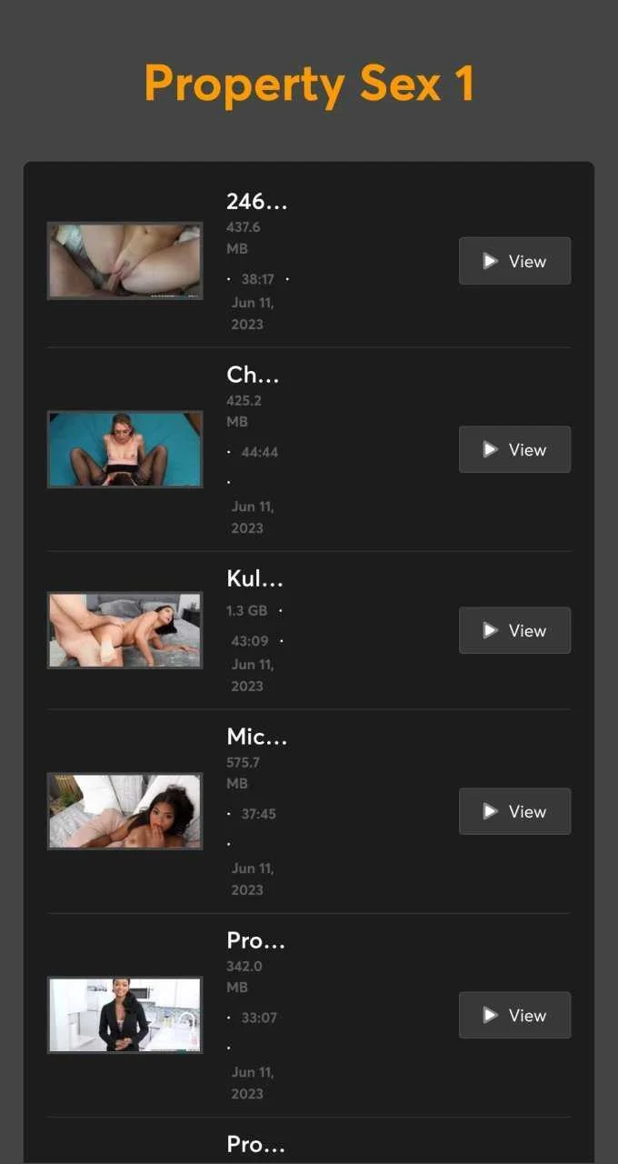 Property sex collection rekta