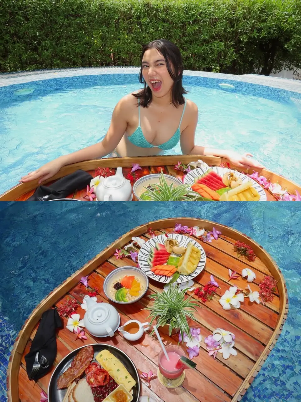 some work & some fun 📸🤳🥣🍉🌧️bikini from @eighthmermaid (2).webp