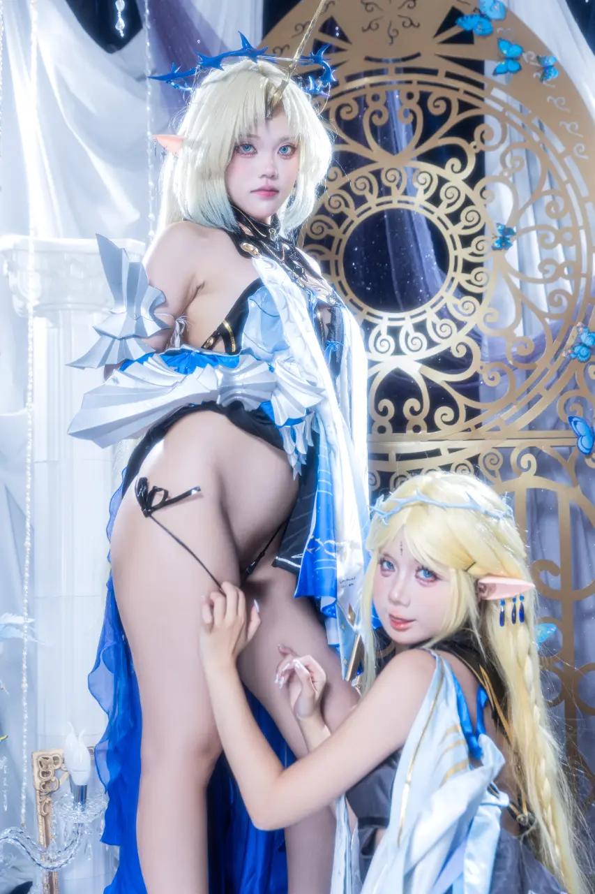 PoppaChan cosplay Cartethyia and Fleurdelys - Wuthering Waves (10).webp