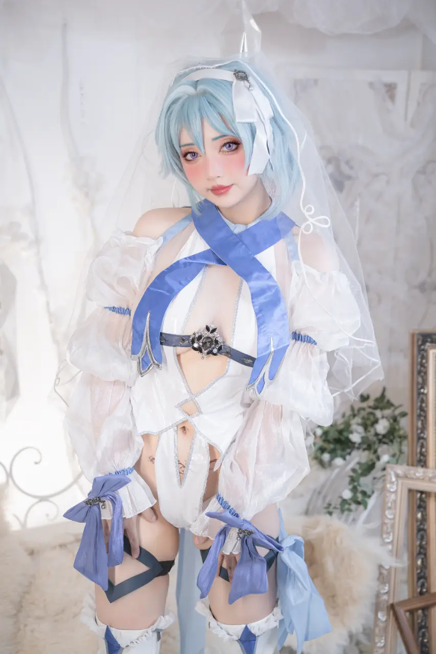 Nekokoyoshi (爆机少女喵小吉) cosplay Ganyu-Eula - Genshin Impact (23).webp