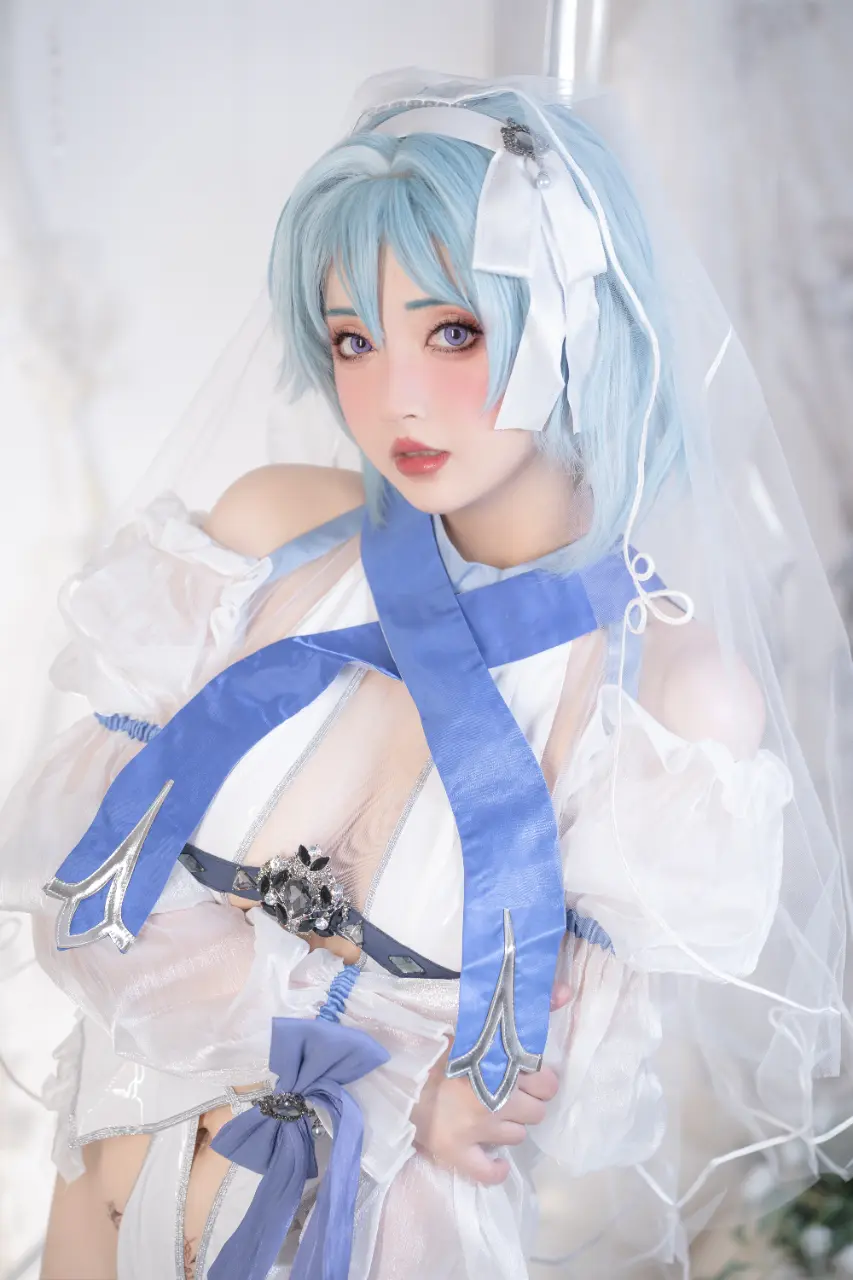 Nekokoyoshi (爆机少女喵小吉) cosplay Ganyu-Eula - Genshin Impact (24).webp
