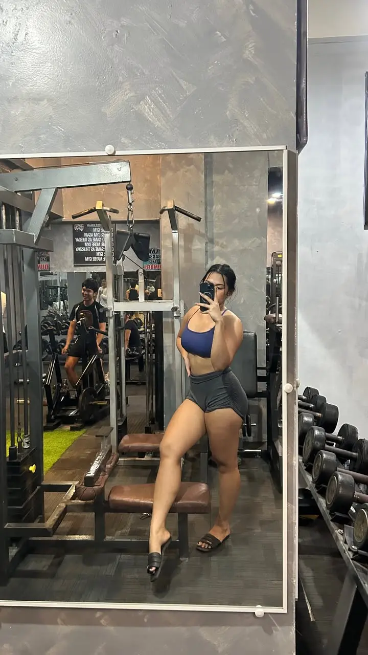 Solid gym buddy man