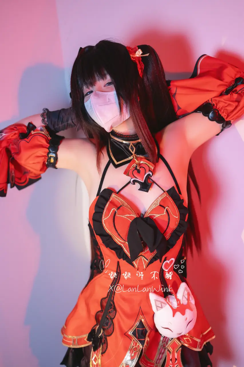 懒懒睡不醒 (LanLanWink) cosplay Sparkle (Hanabi) - HonkaiStar Rail (5).webp
