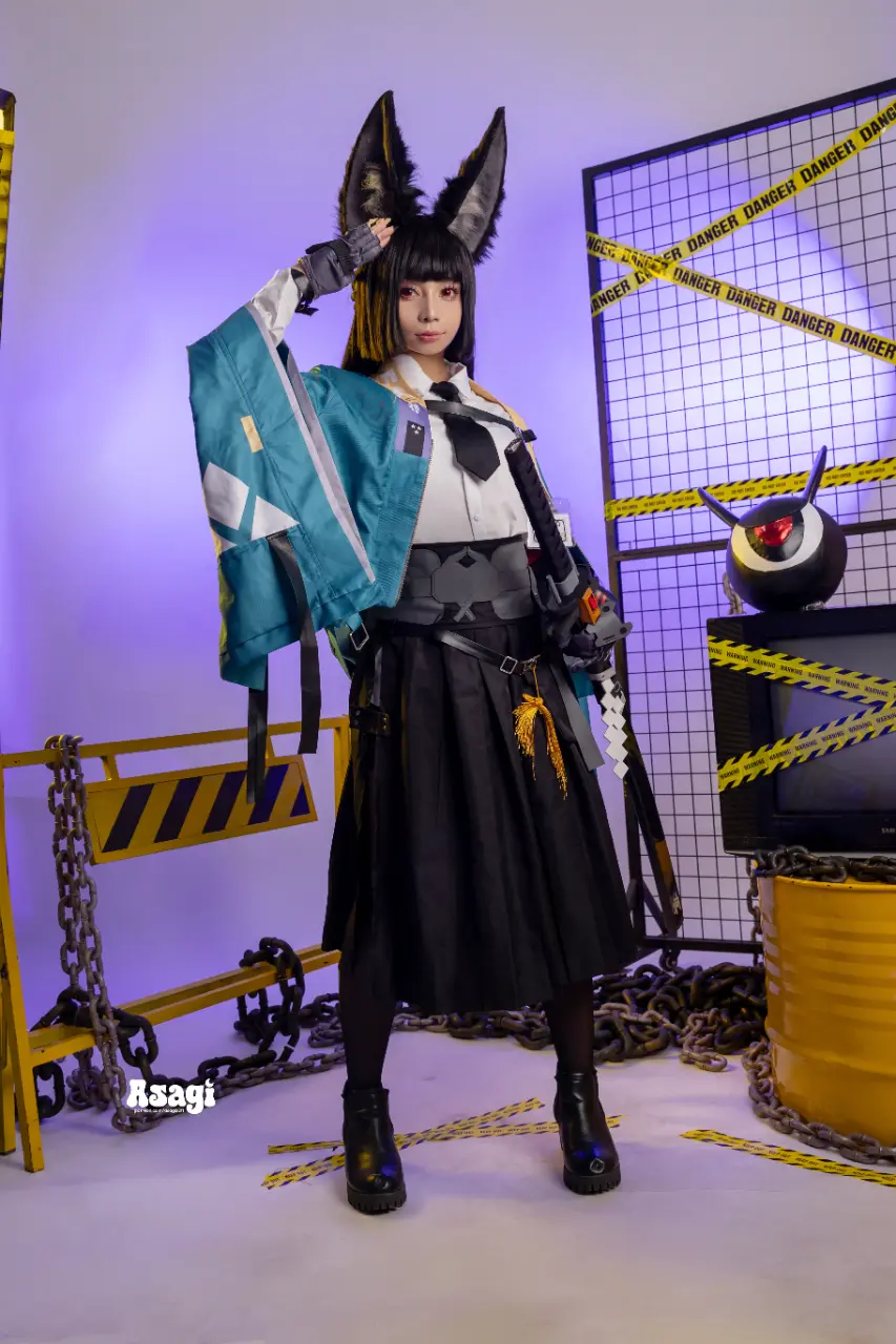 Asagi Kawaii cosplay Hoshimi Miyabi - Zenless Zone Zero (1).webp