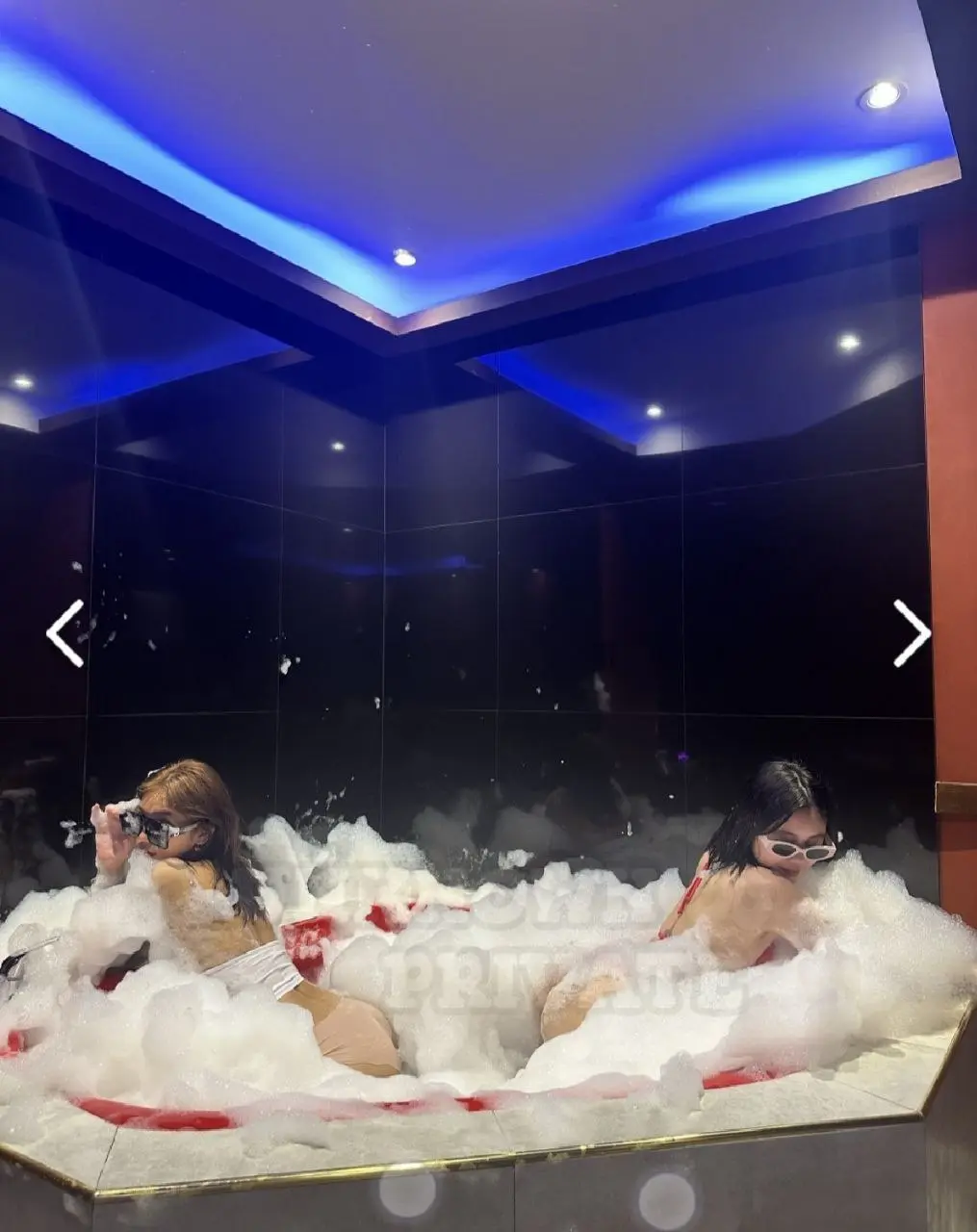 Charlize Artile hot tub