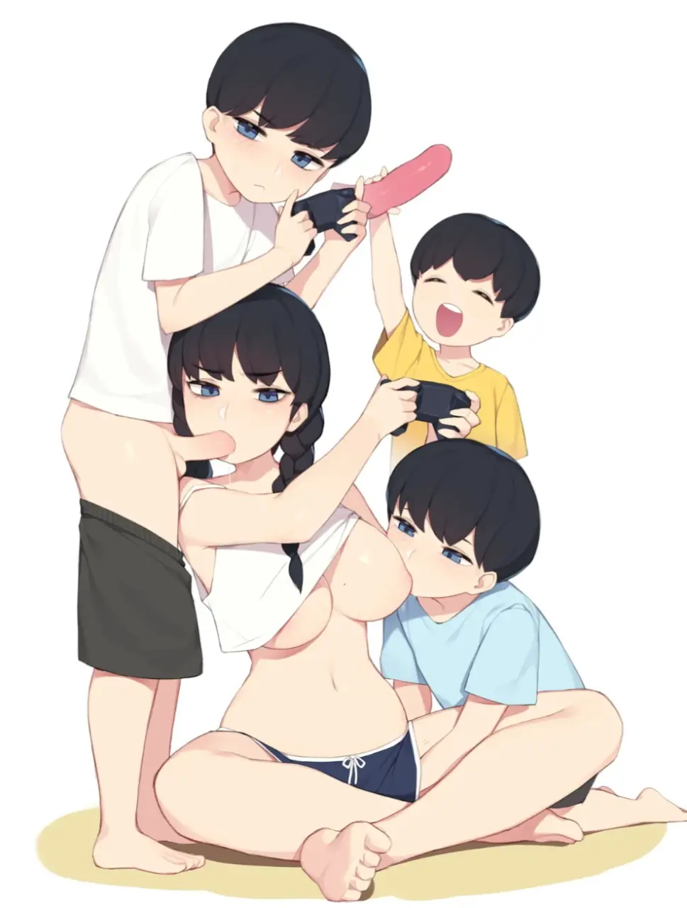 Pinagpiyestahan si Ate (Hentai)