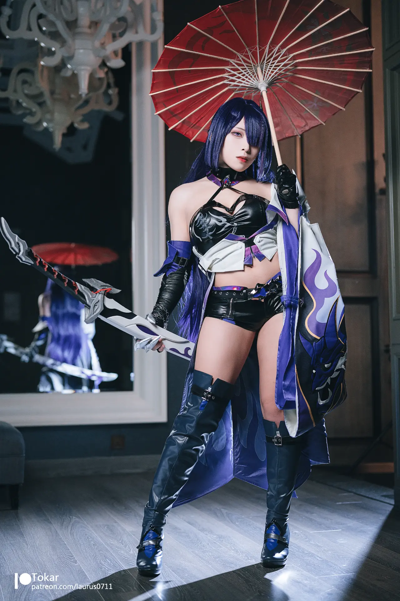Tokar 浵卡 (laurus0711) cosplay Acheron - HonkaiStar Rail (1).webp