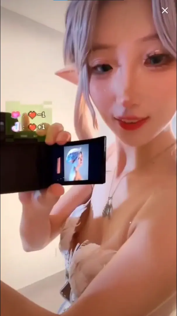 Cutie chinita Nipslip while live streaming 9 (Rekta)