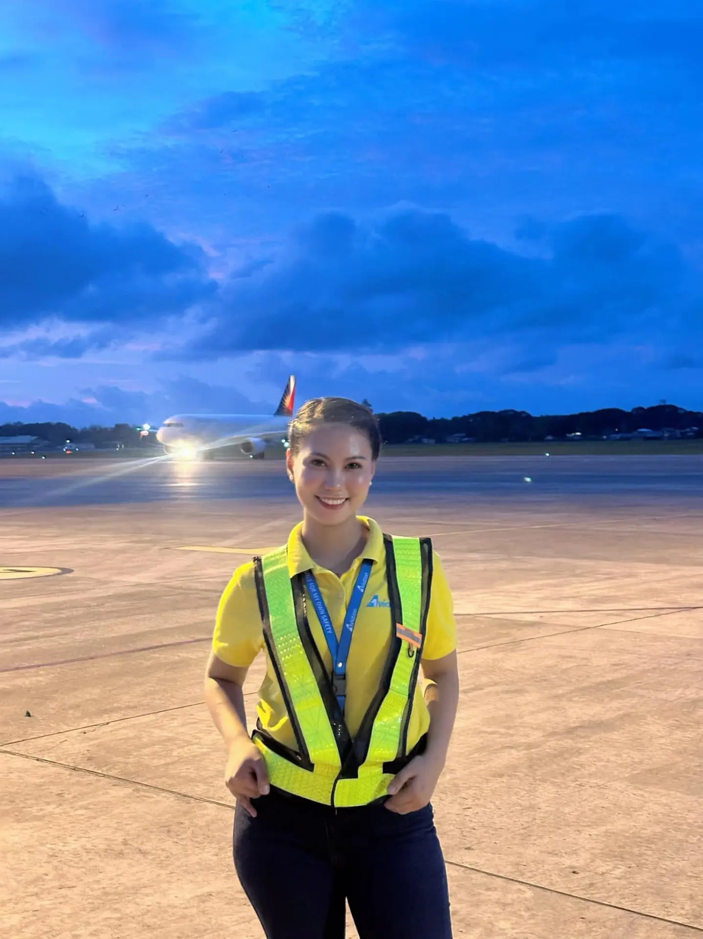 Nangarap din siyang maging Flight Attendant sa isang malaking kumpanya.