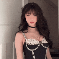 Beautiful Girl Flirt GIF
