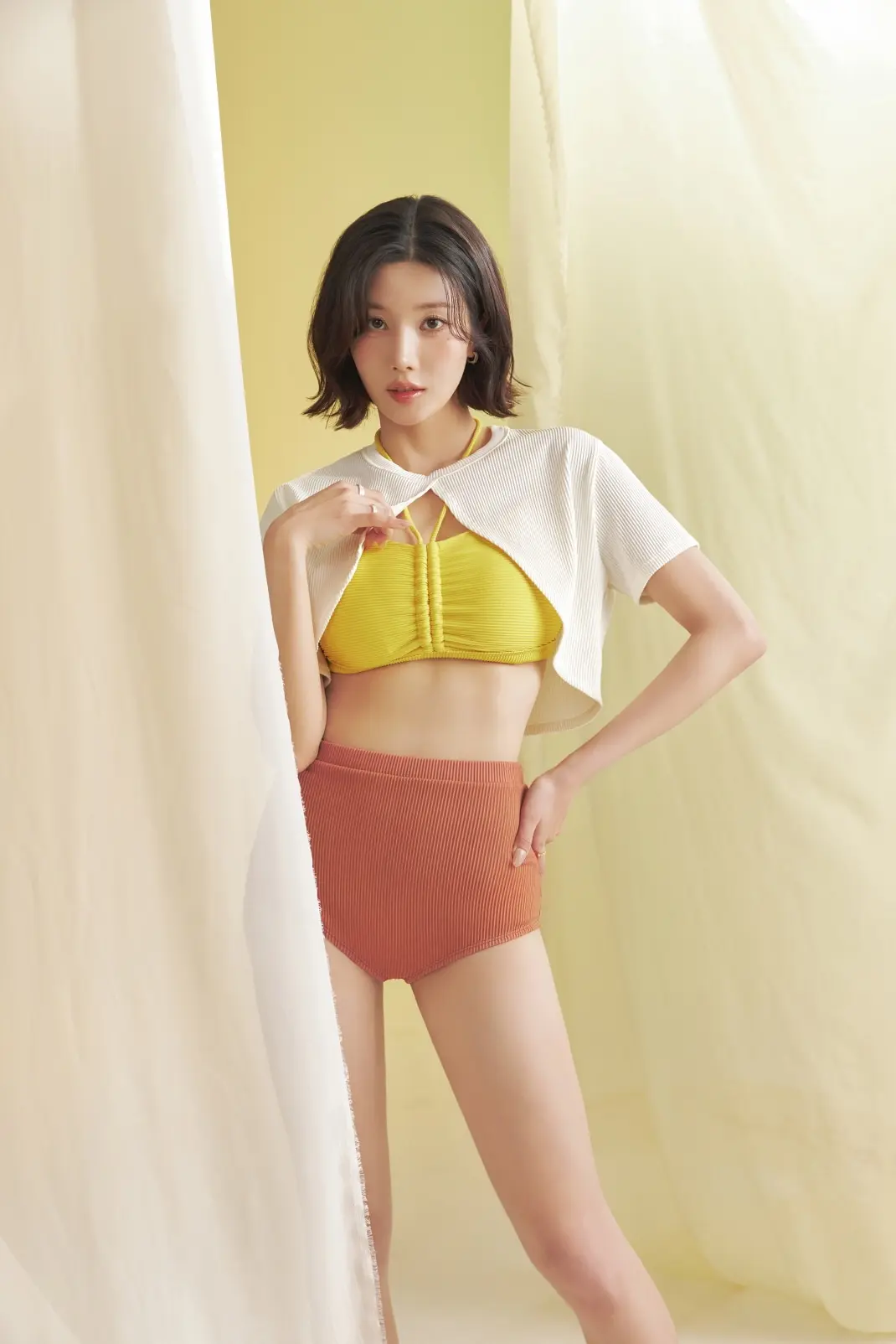 Kwon Eunbi for an Ad shoot