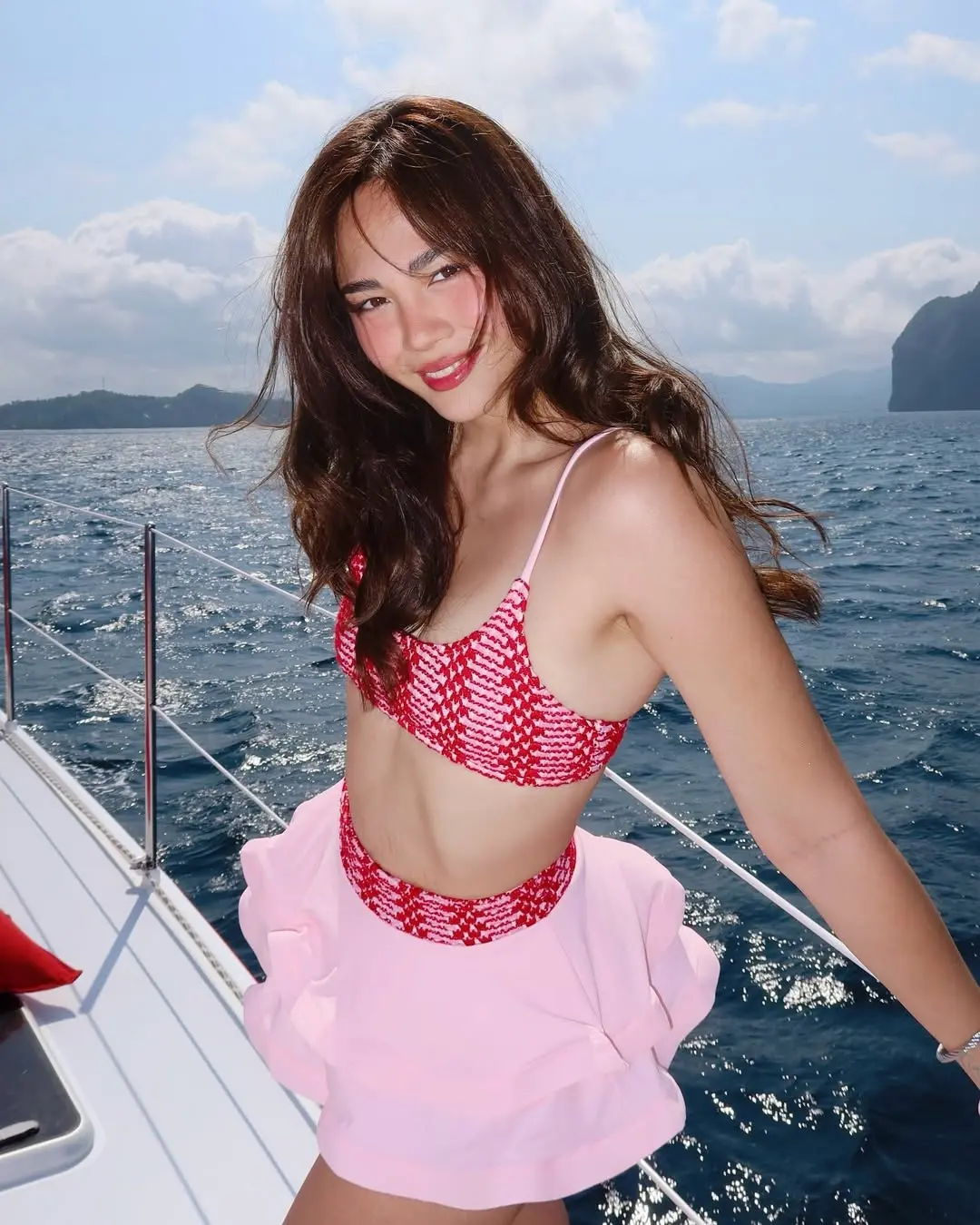 Janella Salvdor IG post on a boat(non-nude