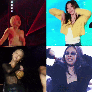 Kpop accidents (nipslip, panty-slip) Jennie - YooA - Hwasa
