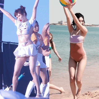 Kpop accidents (nipslip, panty-slip) HyunA - Sunmi