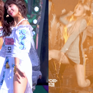 Kpop accidents (nipslip, panty-slip) Momo - Yeji - Eun-bi - etc
