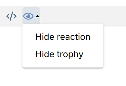 Payag ba kayong tanggalin ang Hide-React BBCode feature?