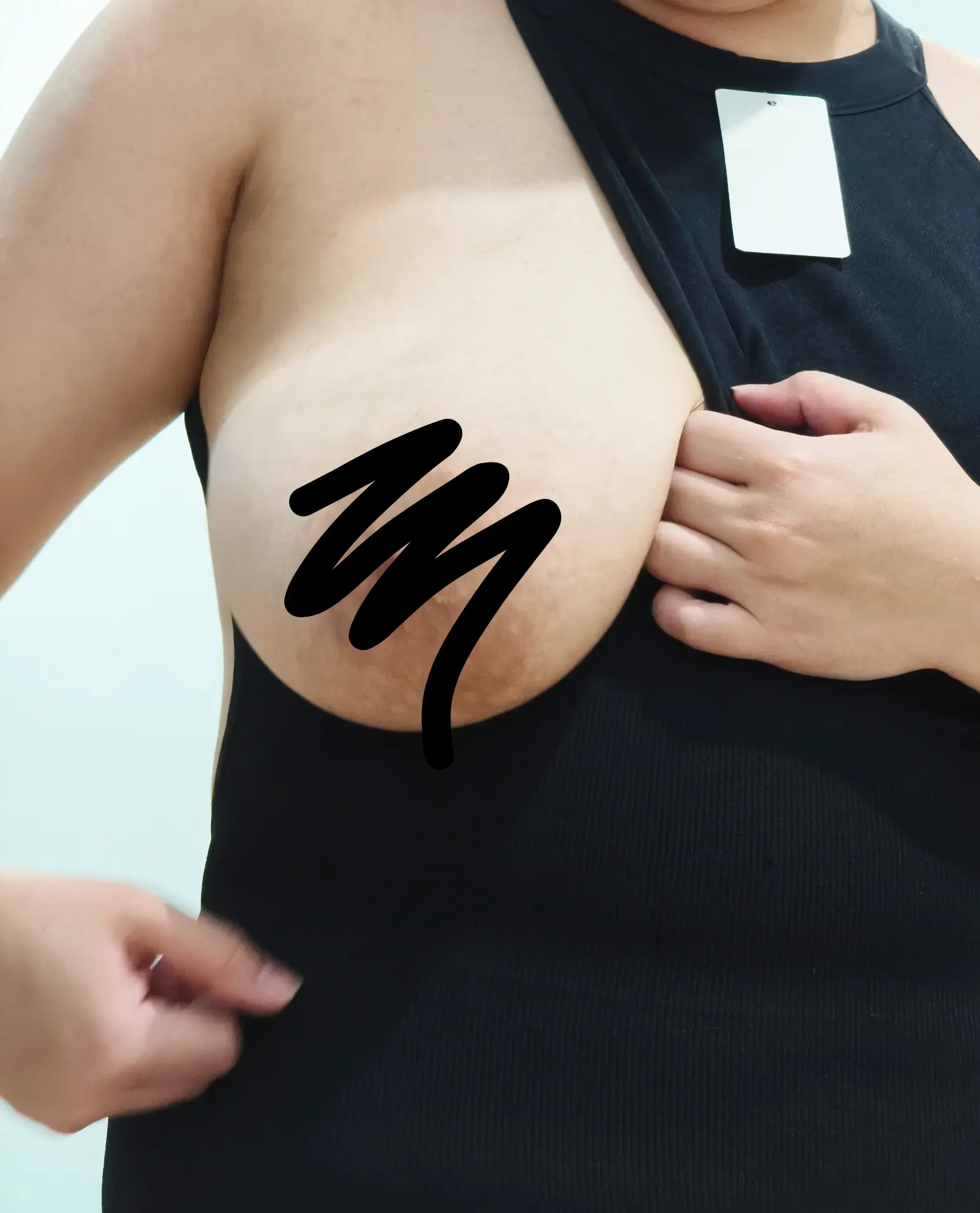 Wife bare tits RATE NYO PLEASE