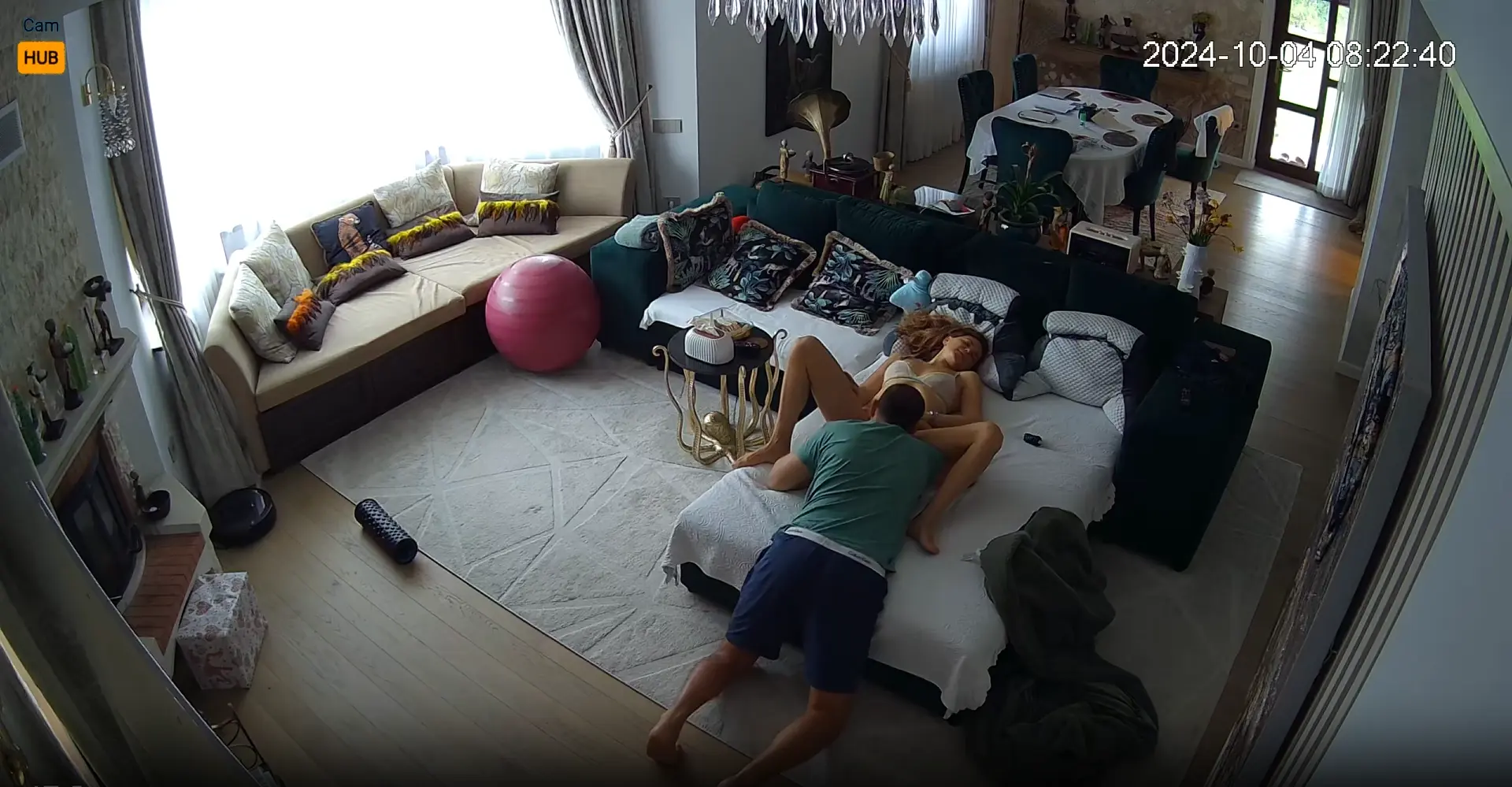 Hacked IP cam 11 - nilamutak sabay kinantot pt 2