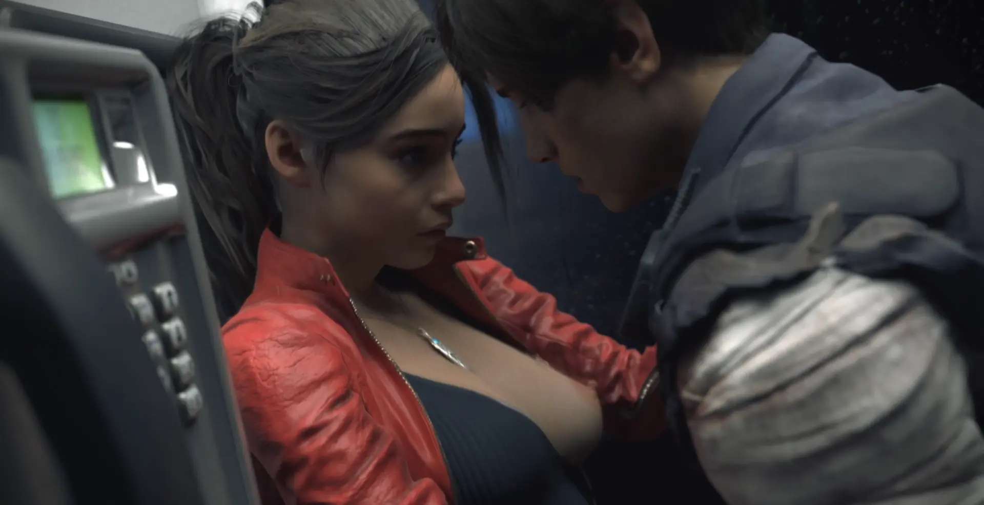 Claire Redfield and Leon Scott Kennedy Fun Time
