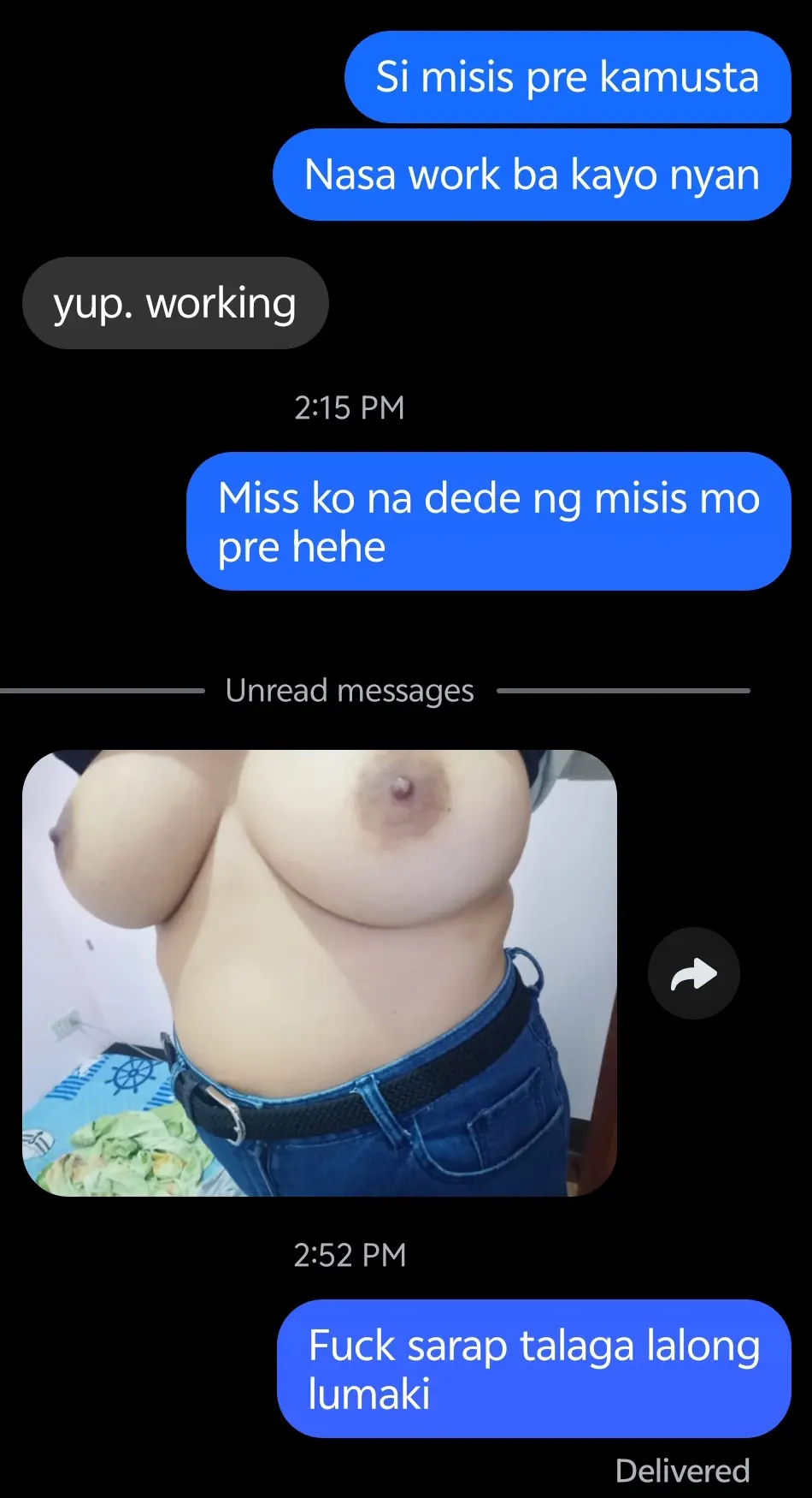 Paldo talaga sayo pre hehe sarap ng gf mo