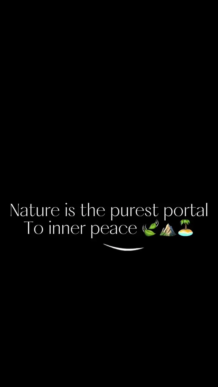 Nature is the purest portal to inner peace (sabi daw eh)