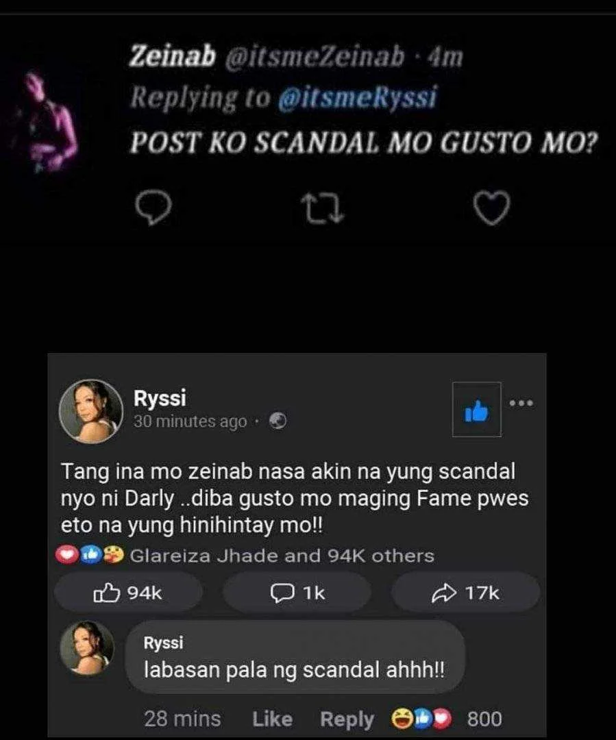 zeinab vs ryssi