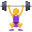 Woman lifting weights :woman_lifting_weights: 🏋️♀️