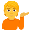 Person tipping hand :person_tipping_hand: 💁