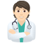 Health worker: light skin tone :health_worker_tone1: 🧑🏻⚕️