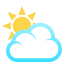 Sun behind cloud :partly_sunny: ⛅