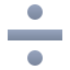 ➗